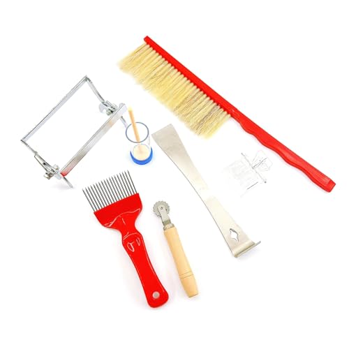 Uqezagpa 7-teiliges Imker-Markierungswerkzeug-Set, Pinsel-Nistkasten, Imker-Kits für Imker, unverzichtbare Werkzeuge, professionelle Kits für Imkerei Uqezagpa 7-teiliges Imker-Markierungswerkzeug-Set, Pinsel-Nistkasten, Imker-Kits für Imker, unverzichtbare Werkzeuge, professionelle Kits für Imkerei von Uqezagpa