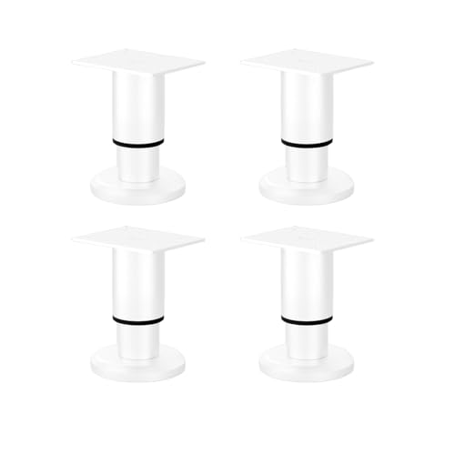 Uqezagpa Allgemeine Möbelbeine, gerollte Stahl-Tischbeine, verstellbar, robuste Beinstützen für mehrere Möbel-Typen, Schrankhöhenversteller Uqezagpa Allgemeine Möbelbeine, gerollte Stahl-Tischbeine, verstellbar, robuste Beinstützen für mehrere Möbel-Typen, Schrankhöhenversteller von Uqezagpa