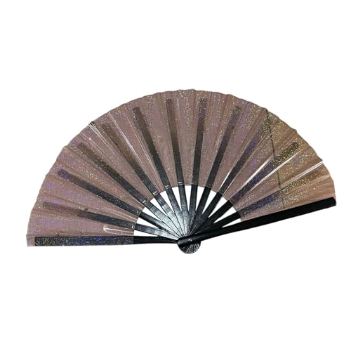 Uqezagpa Funkelnder, glitzernder, faltbarer Handventilator aus PVC mit Holzrahmen für Tanzpartys, Raves, Hochzeiten, Cosplay, Events, Geschenke, glitzernder, faltbarer Ventilator Uqezagpa Funkelnder, glitzernder, faltbarer Handventilator aus PVC mit Holzrahmen für Tanzpartys, Raves, Hochzeiten, Cosplay, Events, Geschenke, glitzernder, faltbarer Ventilator von Uqezagpa