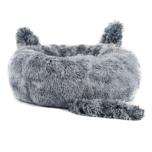 Uqezagpa Hundebett, rutschfeste Unterseite, Kaninchenohren, Schwanz, Sofa für kleine bis mittelgroße Haustiere, kreatives Haustierbett, niedliches Nest, kleine Haustierbetten für Hunde Uqezagpa Hundebett, rutschfeste Unterseite, Kaninchenohren, Schwanz, Sofa für kleine bis mittelgroße Haustiere, kreatives Haustierbett, niedliches Nest, kleine Haustierbetten für Hunde von Uqezagpa