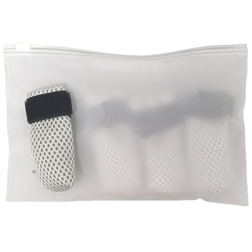 Uqezagpa Kratzfeste Katzen-Fußschützer, Schuhe, Fellpflege-Schuhe, Katzen, Fußabdeckung, Haustier, zum Baden, 4 Stück Uqezagpa Kratzfeste Katzen-Fußschützer, Schuhe, Fellpflege-Schuhe, Katzen, Fußabdeckung, Haustier, zum Baden, 4 Stück von Uqezagpa