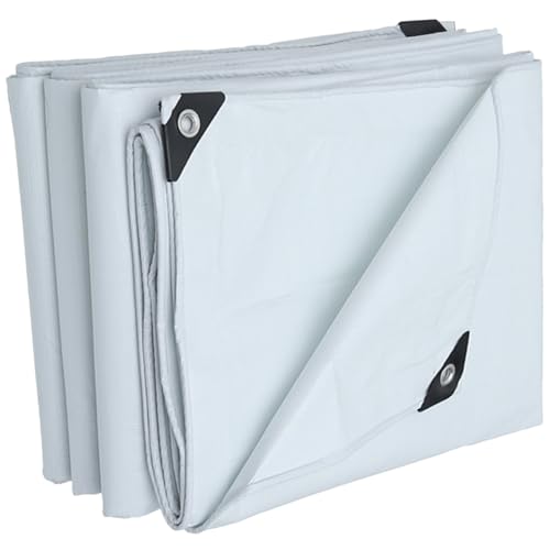 Uqezagpa Polyethylen Wasserfestes Planenschutz Deckt Shelter Compact Aufbewahrung Für Wanderfahrt Easy Travel & Camping Cover Canvas Plane von Uqezagpa