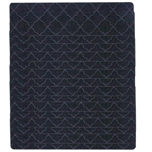 Uqezagpa Rutschfeste Stufenmatten für Holzstufen, Innenbereich, waschbar, 76 x 20 cm, Polyester-Teppiche mit Unterseite, 15 Stück von Uqezagpa