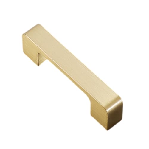 Uqezagpa Schubladengriffe, Messing, Kommodenknauf, Schrankgriff, lang, quadratisch, Möbelgriff, einfacher Nachttisch, Schrank, Griff und Knauf aus Messing Uqezagpa Schubladengriffe, Messing, Kommodenknauf, Schrankgriff, lang, quadratisch, Möbelgriff, einfacher Nachttisch, Schrank, Griff und Knauf aus Messing von Uqezagpa