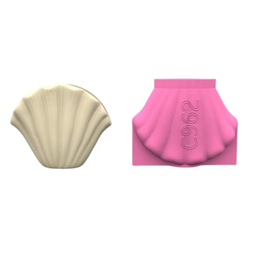 Uqezagpa Silikonform Muschelform Geeignet für Blumentöpfe Beton Gießharz Pflanzgefäß Vase Stifthalter von Uqezagpa