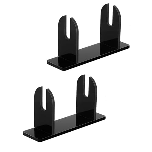 Uqezagpa Transparenter Acryl-Lüfterständer, transparent, zusammenklappbar, faltbar, Handregal, Handsockel, Geschenk, Ventilator-Display von Uqezagpa