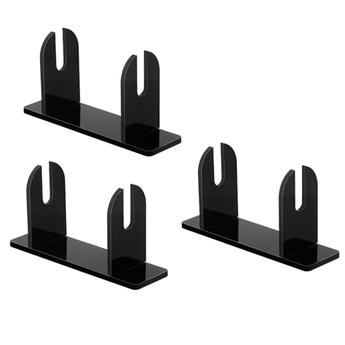 Uqezagpa Transparenter Acryl-Lüfterständer, transparent, zusammenklappbar, faltbar, Handregal, Handsockel, Geschenk, Ventilator-Display von Uqezagpa