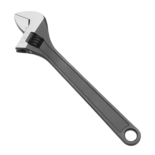 Uqezagpa Verstellbarer Schraubenschlüssel, ergonomischer Griff, langlebig, korrosionsbeständig, Werkzeug zum mechanischen Anziehen von Sanitärinstallationen von Uqezagpa