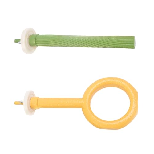 Uqezagpa Vogelsitzstange Natur Molar Ständer für Papageien Conure Supplies Wellensittiche Schleifkratzer für kleine bis große Papageien von Uqezagpa