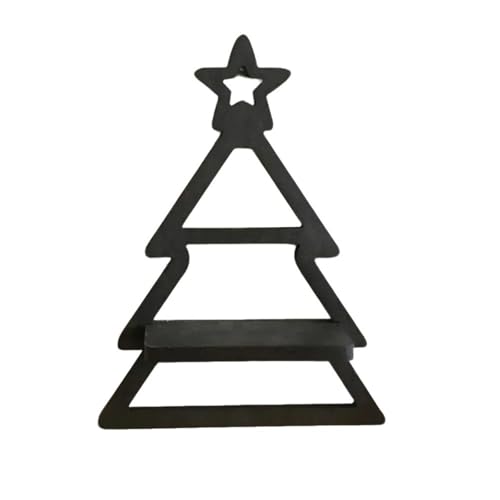 Uqezagpa Weihnachtsbaum-Wandregale aus Holz, schwebendes Wandregal für Weihnachtsbedarf und Kerzen-Display, Wandbehang Aufbewahrung Uqezagpa Weihnachtsbaum-Wandregale aus Holz, schwebendes Wandregal für Weihnachtsbedarf und Kerzen-Display, Wandbehang Aufbewahrung von Uqezagpa