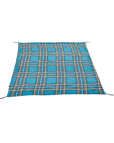 Uquip Picknickdecke Scotty M Petrol I 120 x 150 cm I wasserdichte & schmutzabweisende Campingdecke I Outdoordecke für Picknick, Strand, Park, Camping & Reisen I robuste & waschbare Stranddecke von Uquip