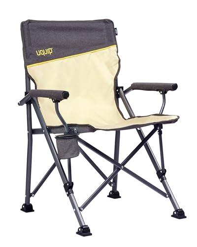 Uquip Campingstuhl Roxy Boulder I Faltbarer Klappstuhl mit 120 kg Traglast I kompakter Faltstuhl aus Stahl & Polyester I klappbarer Outdoor-Stuhl für Camping, Strand, Angeln, Garten & Festivals von Uquip