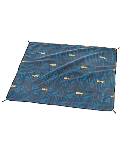 Uquip Picknickdecke Scotty L Grey I 150 x 180 cm I wasserdichte & schmutzabweisende Campingdecke I Outdoordecke für Picknick, Strand, Park, Camping & Reisen I robuste & waschbare Stranddecke von Uquip