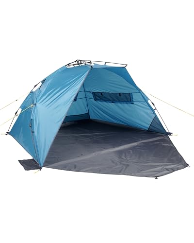 Uquip Strandmuschel Speedy XL Petrol I 170 x 115 x 230 cm I UPF 50+ Strandzelt zum Schutz vor Sonne, Wind & Regen I tragbares Beach Zelt mit Quick-Up System I ideal für Strand, Camping & Picknick Uquip Strandmuschel Speedy XL Petrol I 170 x 115 x 230 cm I UPF 50+ Strandzelt zum Schutz vor Sonne, Wind & Regen I tragbares Beach Zelt mit Quick-Up System I ideal für Strand, Camping & Picknick von Uquip