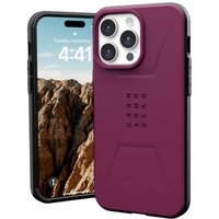 Urban Armor Gear Civilian MagSafe Backcover Apple iPhone 15 Pro Max Bordeaux MagSafe kompatibel Urban Armor Gear Civilian MagSafe Backcover Apple iPhone 15 Pro Max Bordeaux MagSafe kompatibel von Urban Armor Gear
