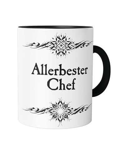 Urban Backwoods Allerbester Chef Tasse mit Spruch Kaffeetasse von Urban Backwoods