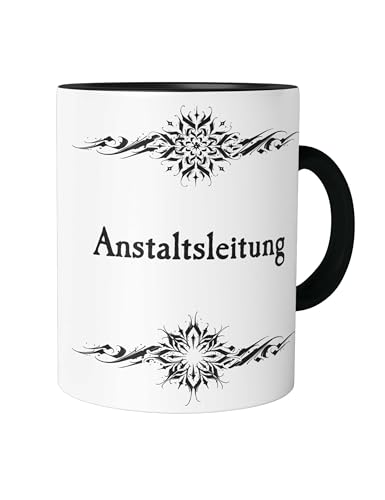 Urban Backwoods Anstaltsleitung Tasse mit Spruch Kaffeetasse von Urban Backwoods