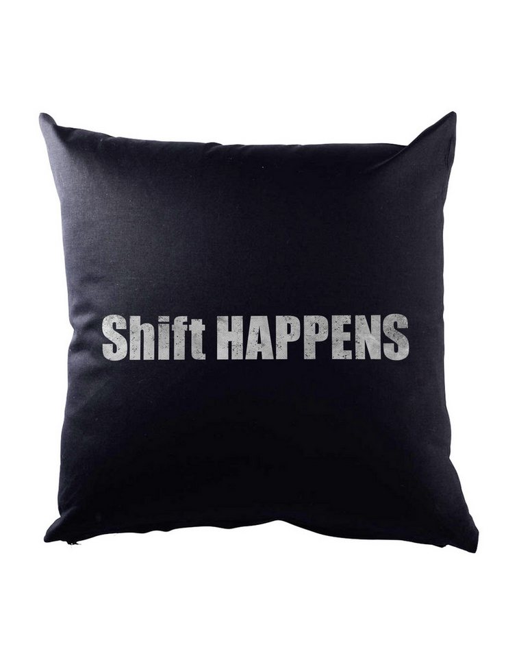 Urban Backwoods Dekokissen SHIFT HAPPENS Dekokissen Computer Software PC Programmierer Informatik, Command Fun Geek Nerd von Urban Backwoods