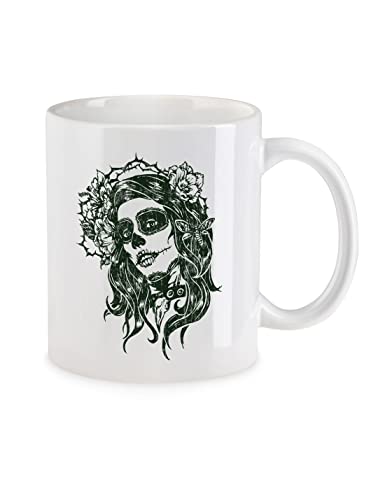 Urban Backwoods Dia de Muertos II Tasse Mit Spruch Kaffeetasse von Urban Backwoods