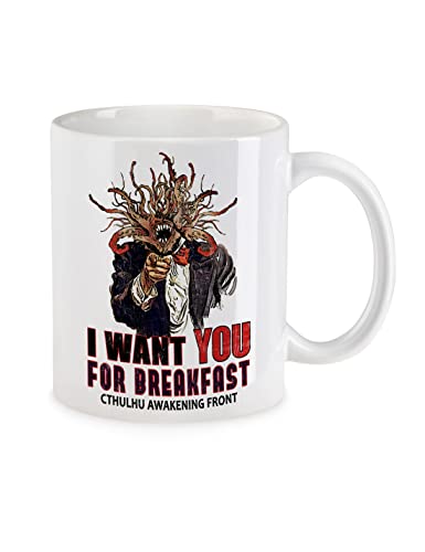 Urban Backwoods I Want You Cthulhu Tasse Mit Spruch Kaffeetasse von Urban Backwoods