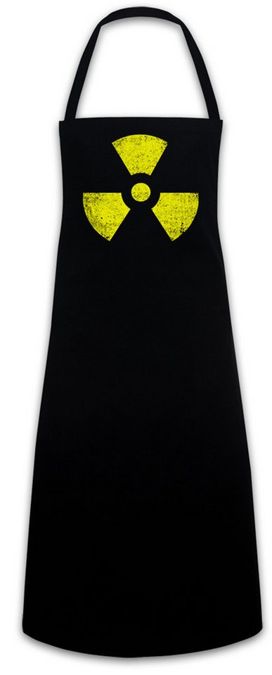 Urban Backwoods Kochschürze Black Radioactive Vintage Symbol Grillschürze Goth TBBT Cyber Hardcore von Urban Backwoods
