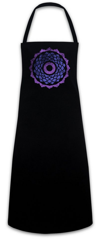 Urban Backwoods Kochschürze Chakra Sahasrara Grillschürze Scheitel Krone Buddha Crown Kronenchakra von Urban Backwoods