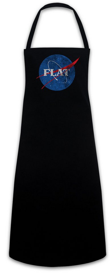 Urban Backwoods Kochschürze Flat Earth II Grillschürze Society Symbol Sign Logo Erde Scheibe von Urban Backwoods