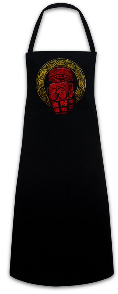 Urban Backwoods Kochschürze Hell Hand Grillschürze Sign Hellboy Symbol Logo Dr. Edison Boy Hand von Urban Backwoods
