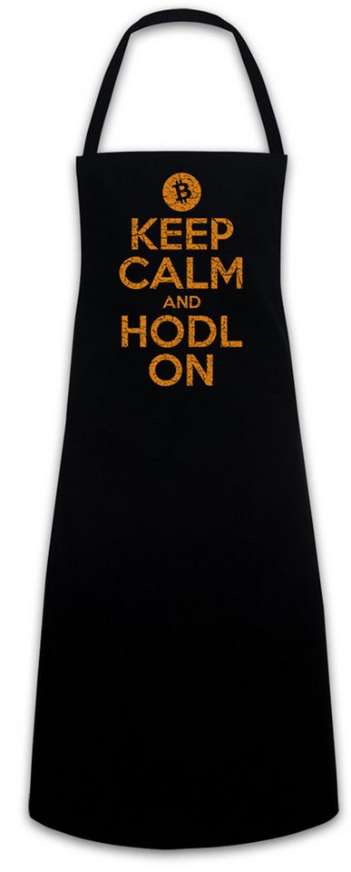 Urban Backwoods Kochschürze Keep Calm And HODL On Grillschürze Crypto Bitcoin Currencies von Urban Backwoods