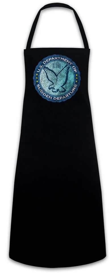 Urban Backwoods Kochschürze U.S. Department Of Sudden Departure Grillschürze The Zeichen Logo von Urban Backwoods