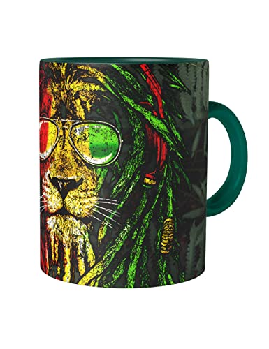 Urban Backwoods Rastafari Lion I Tasse Mit Spruch Kaffeetasse von Urban Backwoods