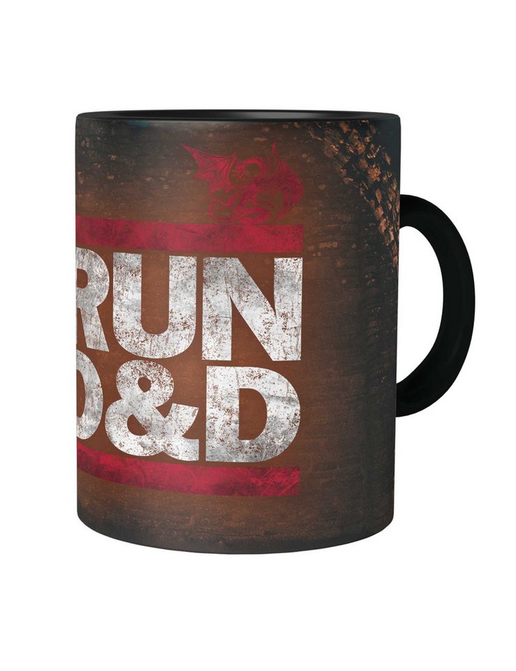 Urban Backwoods Tasse Run D&D Kaffeetasse Dungeons Pen and Paper Dragons RPG Larp DMC, Keramik, Fantasy Roleplay Tabletop von Urban Backwoods