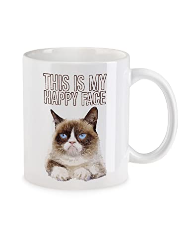 Urban Backwoods This Is My Happy Face Tasse Mit Spruch Kaffeetasse von Urban Backwoods