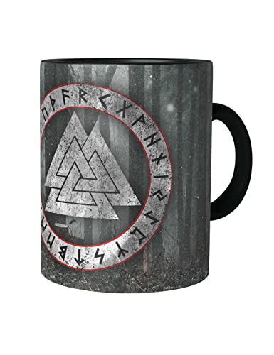 Urban Backwoods Valknut Runes Tasse Mit Spruch Kaffeetasse von Urban Backwoods