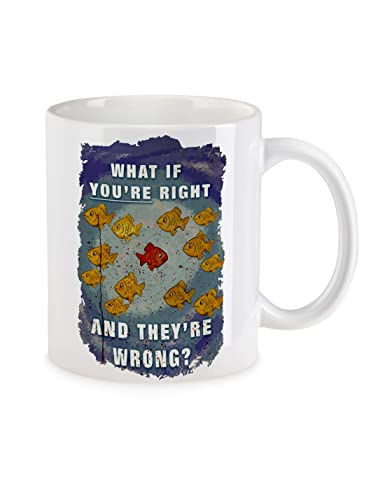 Urban Backwoods What If You're Right And They're Wrong Tasse Mit Spruch Kaffeetasse von Urban Backwoods