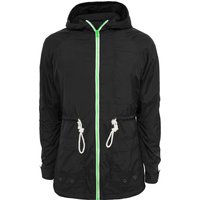 URBAN CLASSICS Allwetterjacke "Urban Classics Herren Long Nylon Windbreaker", (1 St.), mit Kapuze von Urban Classics