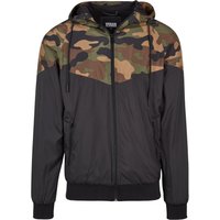 URBAN CLASSICS Anorak "Urban Classics Herren Pattern Arrow Windrunner", (1 St.), mit Kapuze von Urban Classics