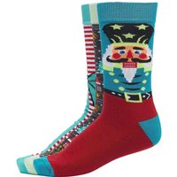URBAN CLASSICS Basicsocken "Urban Classics Unisex Christmas Nutcracker Socks 3-Pack", (1 Paar) von Urban Classics