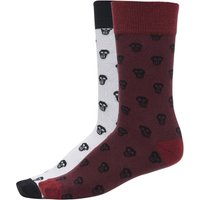 URBAN CLASSICS Basicsocken "Urban Classics Unisex Skull Allover 2-Pack" 1 Paar tlg. von Urban Classics
