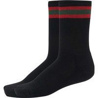 URBAN CLASSICS Basicsocken "Urban Classics Unisex Stripy Sport Socks 2-Pack", (1 Paar) von Urban Classics