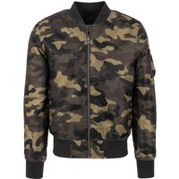 URBAN CLASSICS Anorak "Urban Classics Herren Camo Basic Bomber Jacket", (1 St.), ohne Kapuze von Urban Classics