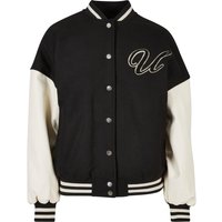 URBAN CLASSICS Collegejacke "Urban Classics Damen Ladies Oversized Big U College Jacket", (1 St.), ohne Kapuze von Urban Classics