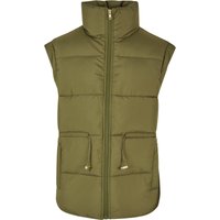 URBAN CLASSICS Jerseyweste "Urban Classics Damen Ladies Waisted Puffer Vest", (1 tlg.) von Urban Classics