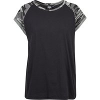URBAN CLASSICS Kurzarmshirt "Urban Classics Damen Ladies Contrast Raglan Tee", (1 tlg.) von Urban Classics