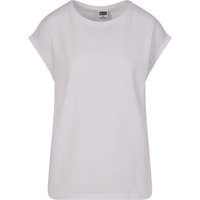 URBAN CLASSICS Kurzarmshirt "Urban Classics Damen Ladies Extended Shoulder Tee" 1 Stk. tlg. von Urban Classics