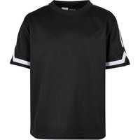 URBAN CLASSICS Kurzarmshirt "Urban Classics Herren Boys Oversized Stripes Mesh Tee" 1 Stk. tlg. von Urban Classics