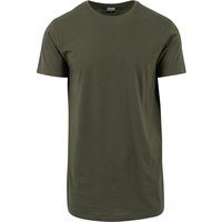 URBAN CLASSICS Kurzarmshirt "Urban Classics Herren Shaped Long Tee", (1 tlg.) von Urban Classics