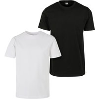 URBAN CLASSICS Kurzarmshirt "Urban Classics Kids Boys Basic Tee 2-Pack" 1 Stk. tlg. von Urban Classics