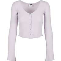 URBAN CLASSICS Langarmshirt "Urban Classics Damen Ladies Cropped Rib Cardigan" 1 Stk. tlg. URBAN CLASSICS Langarmshirt "Urban Classics Damen Ladies Cropped Rib Cardigan" 1 Stk. tlg. von Urban Classics