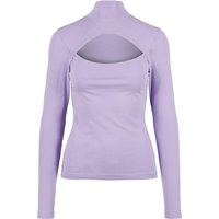 URBAN CLASSICS Langarmshirt "Urban Classics Damen Ladies Cut-Out Turtleneck Longsleeve" 1 Stk. tlg. von Urban Classics